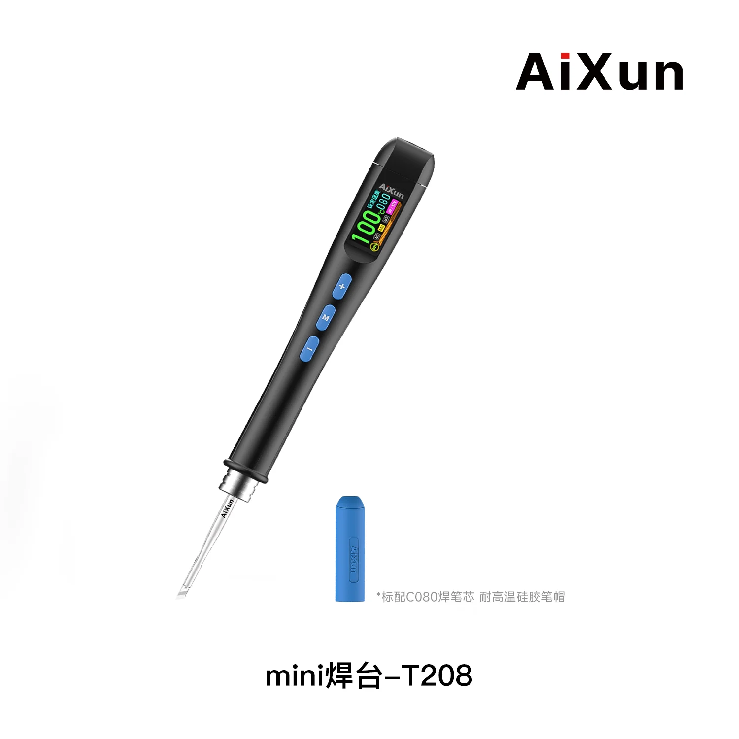 AIXUN محطة لحام ذكية صغيرة محمولة دقيقة USB سبيكة لحام النوم التلقائي شاشة ديجيتال محطة إعادة العمل لحام