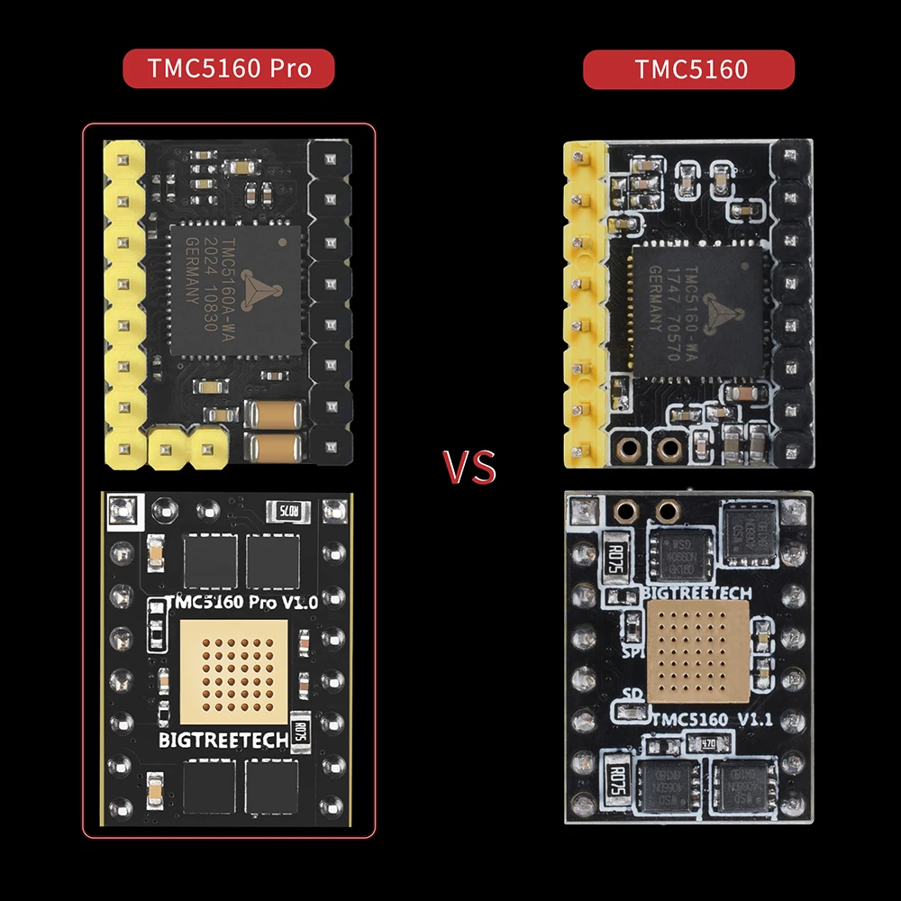 BIGTREETECH TMC5160 Pro V1.1 Driver High Power 3D Printer Parts For BTT Octopus Pro SKR V1.4 Turbo TMC2209 Mini E3