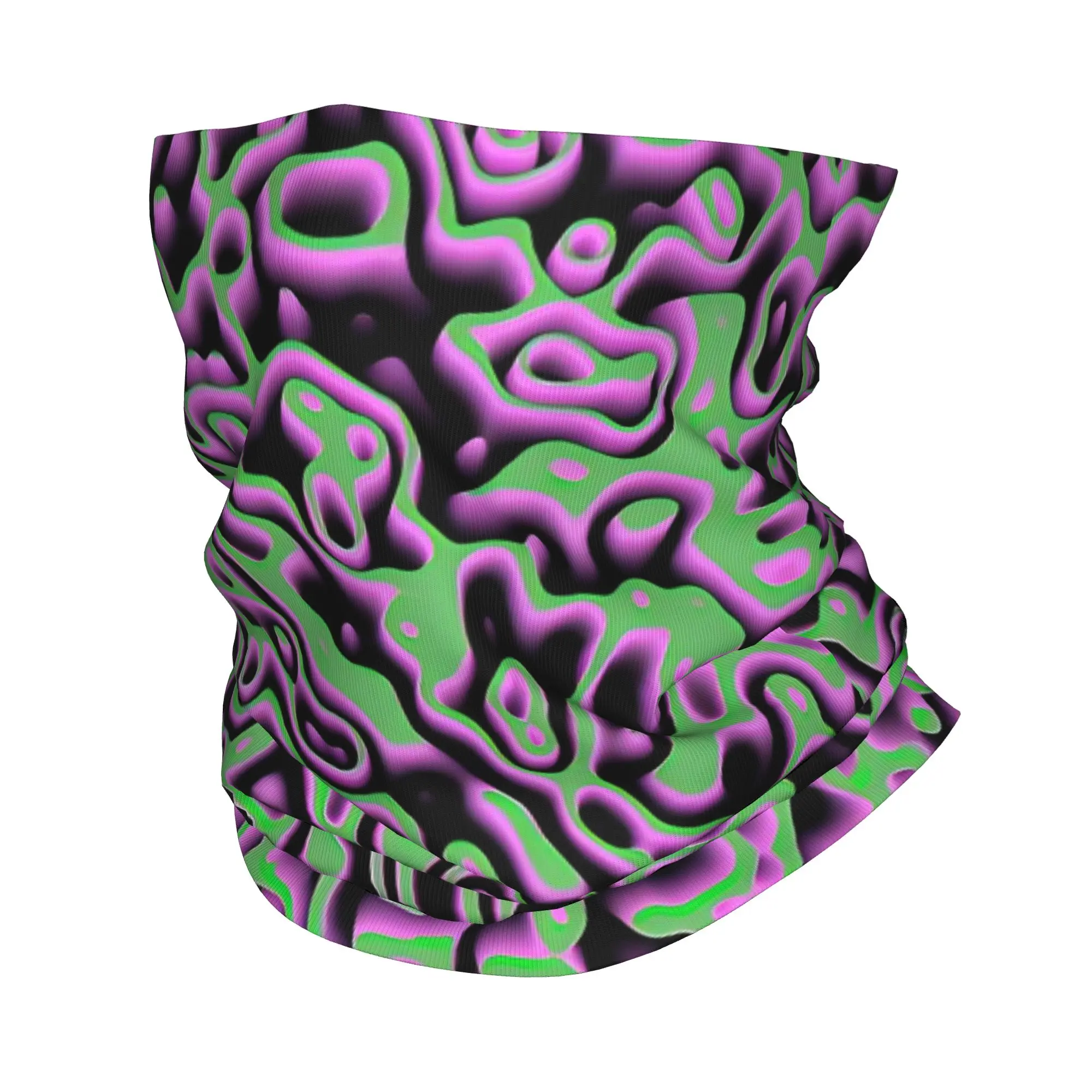 Swirl stripe color block print9 Bandana Gaiter Club   Wrap Scarf  Cycling Riding Adult All Season  Neckerchief