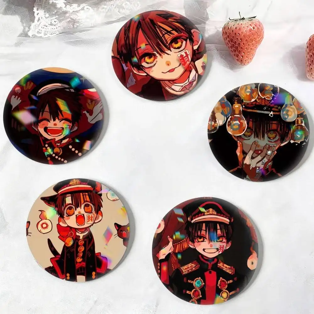 T-Toilet-Bound Hanako-kun T-Tsukasa Y-Yugi  25 32 44 58 75mm Badges Personalized Round Brooches Pins Accessory Gift
