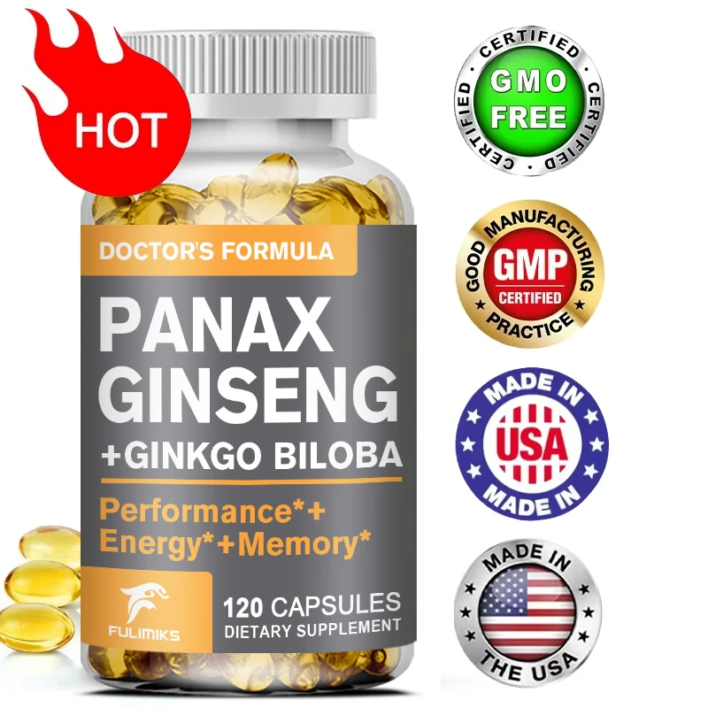 

Оригинальная корейская добавка с красным женьшенем Panax — повышает выносливость, силу и баланс настроения, сильная для энергии, выносливости и фокусировки