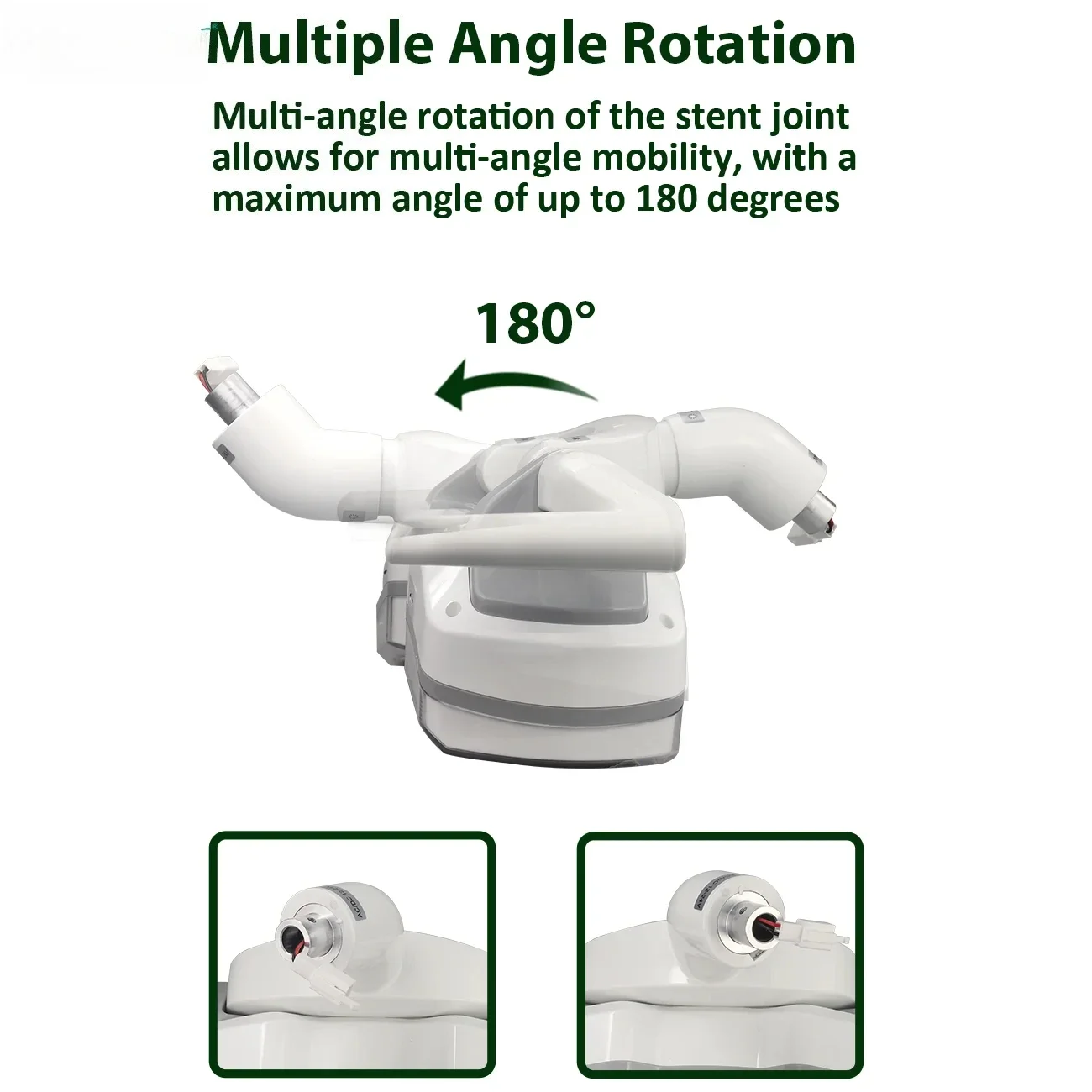 Dental Surgical LED Light with Sensor Switch, Dual Color & Brightness Adjustment, Overhead Operating Lamp for Dental Chair