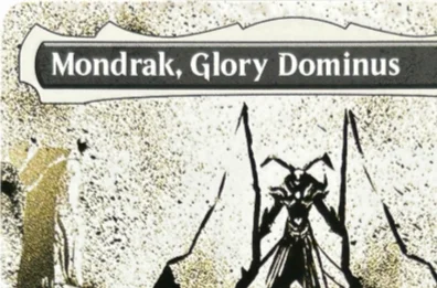 Brilliant Wings Battle Angels of Tyr Drannith Magistrate Mondrak, Glory Dominus High-Quality TCG Proxy Cards (Black-Core)