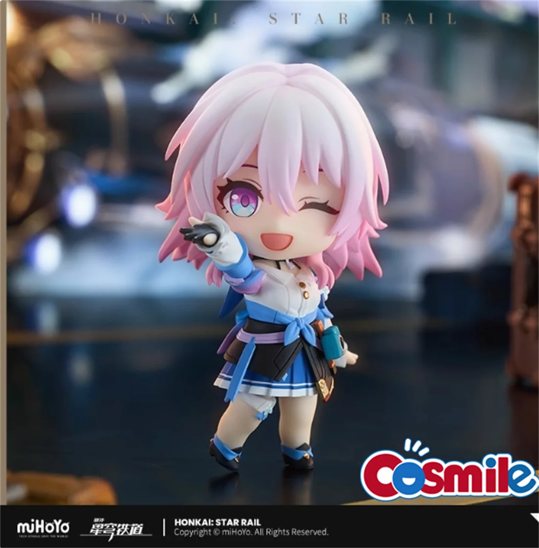 Cosmile Game Honkai: Star Rail March 7th Action Figure Doll Toy Model Fit OB11 Statue Anime Cosplay Props Cute Lovely C