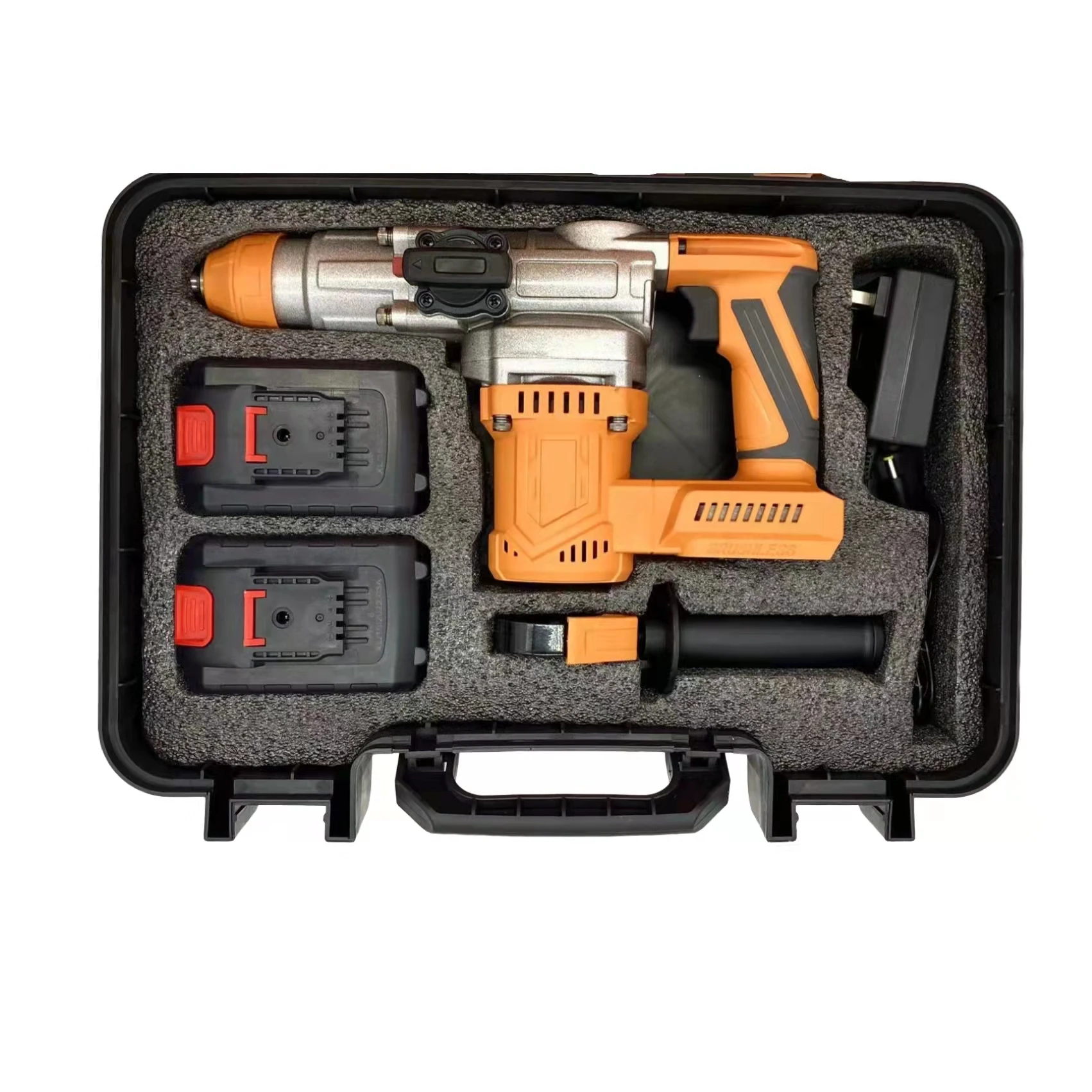 

Lithium electric hammer wireless electric hammer has strong power works at high speed vibrates quickly and easily breaks walls