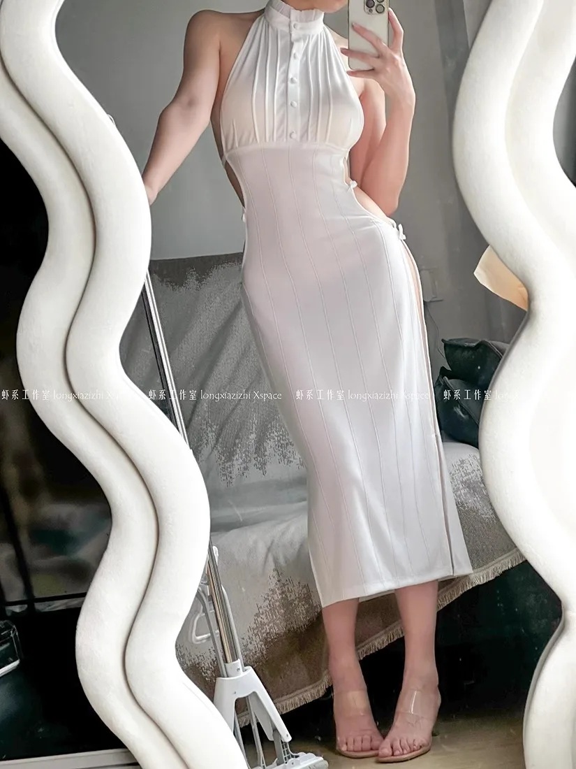 فريرين في الجنازة دوجين السرخس تأثيري ازياء السرخس هالوين ازياء للنساء السرخس فستان أبيض مرن مثير