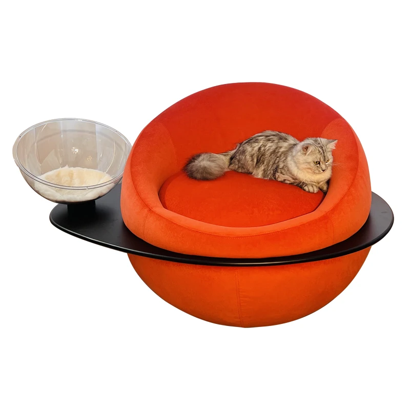 Winter Cat Sleeping Mat, Deep Sleep Pet Cave Bed, Small Kennel, Solid Pattern Dog Cat Nest, Cozy Warm Shelter