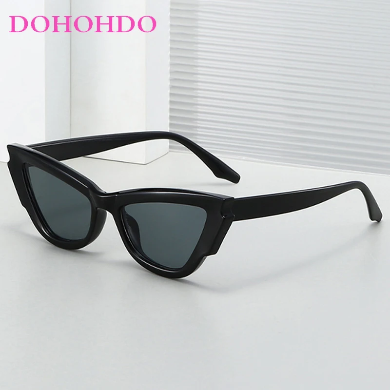 

Luxury Metal Cat Eye Small Frame Sunglasses For Women Men Retro Brand Designer Sun Glasses Summer Traveling Driving Shades UV400