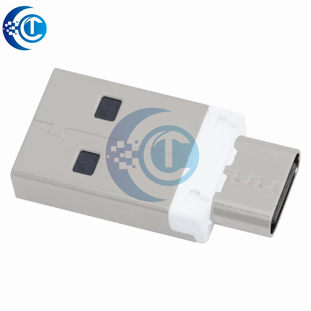 QC4.0/QC3.0/PD 5A Fast Charging Adapter - Mini USB 3.1 Type-A to Type-C Converter for Mobile Chargers