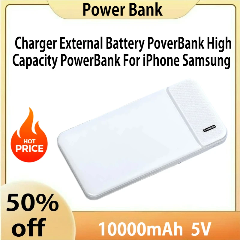 

50000mAh 120W PowerBank Portable Super Fast Charger External Battery PoverBank High Capacity PowerBank For iPhone Samsung Xiaomi