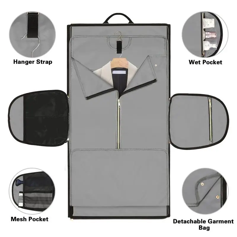 Jenni Travel Suit Backpack is Wear-resistant and Foldable with Large Storage Capacity It Can Be Worn Cross-body or On The Back