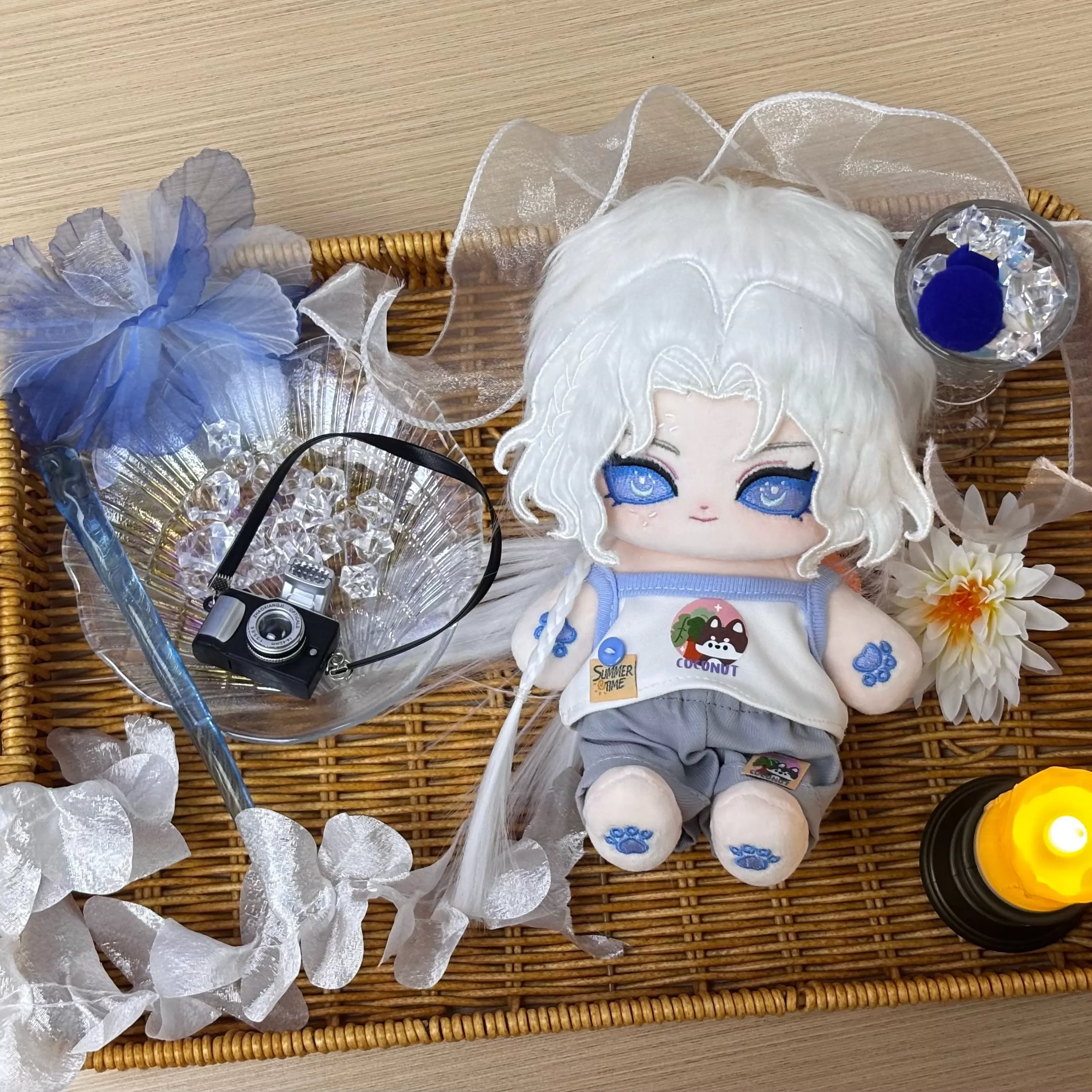 

Джозеф Десольньеров фотограф аниме игра красивый мальчик плюшевая кукла тело платье одежда плюшевые игрушки фигурки подарок 20 см