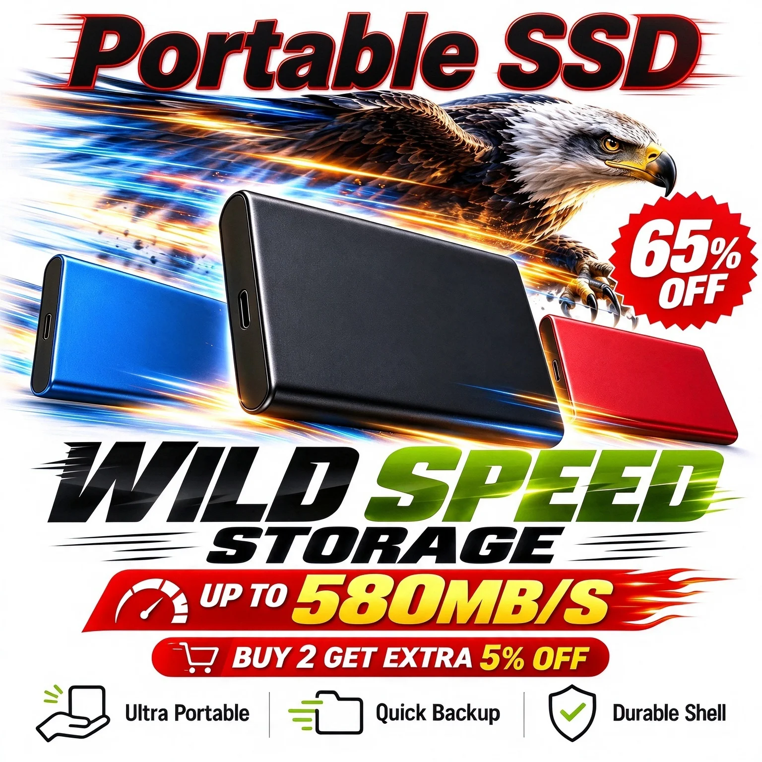 Hard Drive Computer Dictionary 4TB Portable External SSD 2TB Hard Drive 1TB USB3.1 Type-C Backup ...