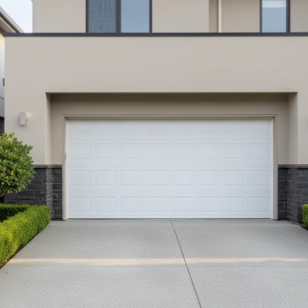 Modern Design Intelligent Automatic Motor Lifting Garage Door, Roller Shutter Opening Remote Control Double Track