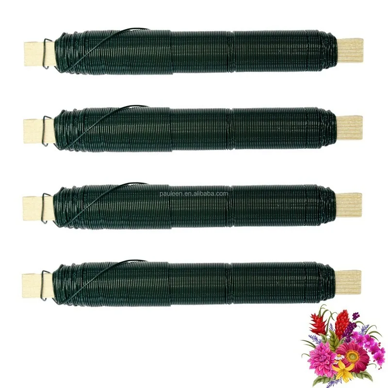 

Набор из 4 крафтовых проводов, общая длина 40 м, диаметр проволоки 1,4 мм, садовая проволока | проволока ручной работы | переплетный провод | цветочная проволока