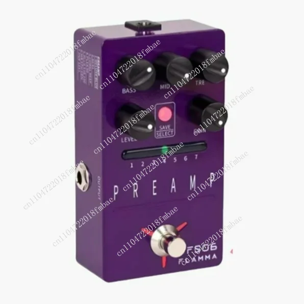 With preamp model, preset save slot, built-in cabinet analog, FLAMMA FS06 digital guitar effect pedal