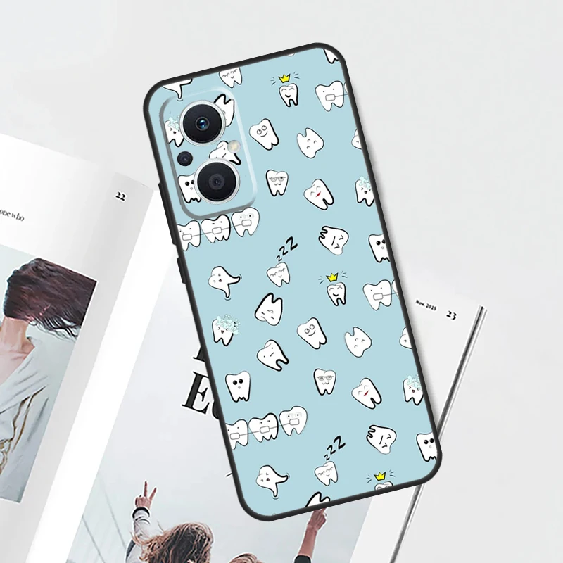 Dentist Dental Tooth Nurse Case For OPPO Reno 10 8 Pro 4Z 5Z 4 5 6 7 Lite 8T OPPO Find X5 Lite X6 Pro X3 X2 Neo Cover