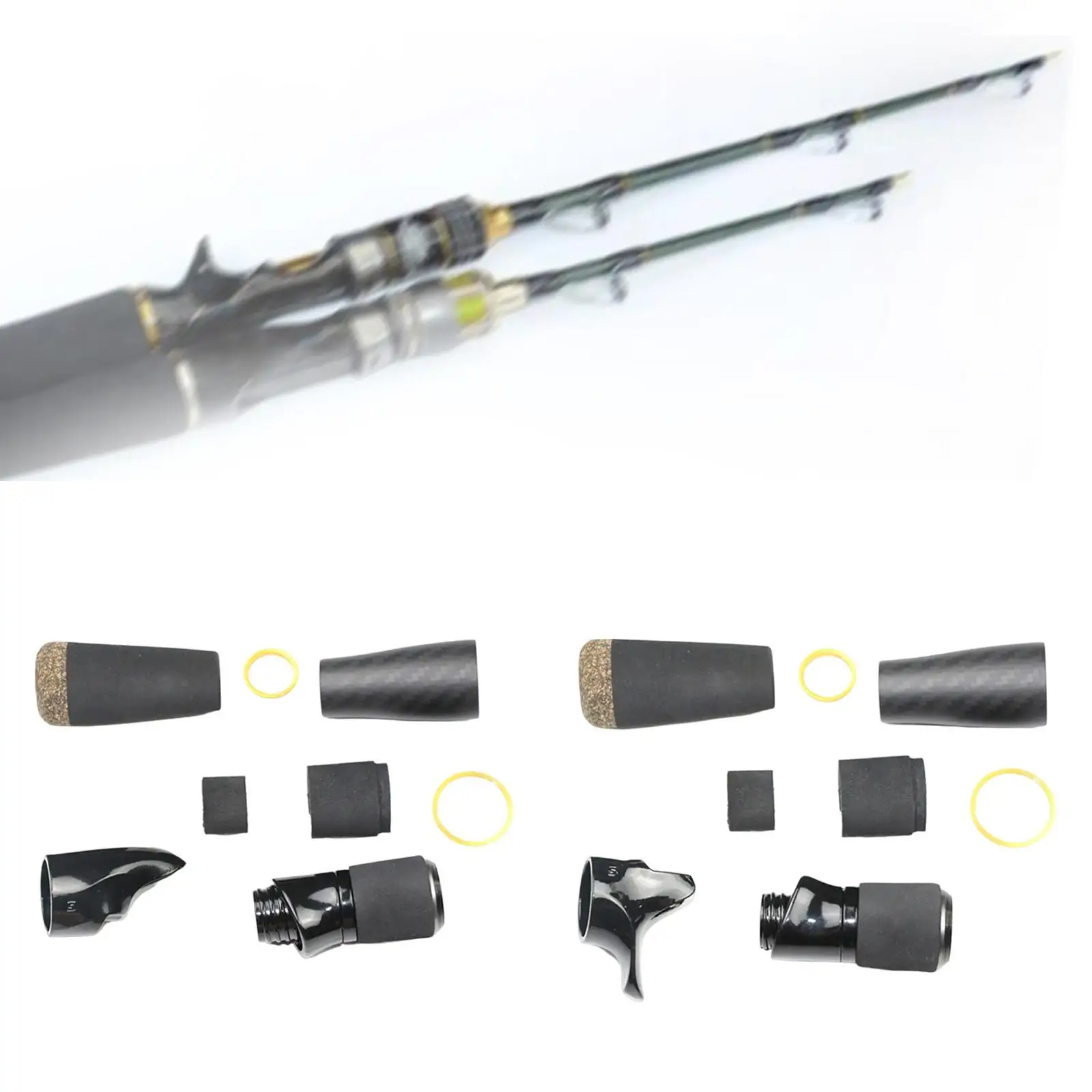 

Fishing Rod Reel Seat DIY Fishing Rod Handle for Bass Reservoirs Sea Fishing