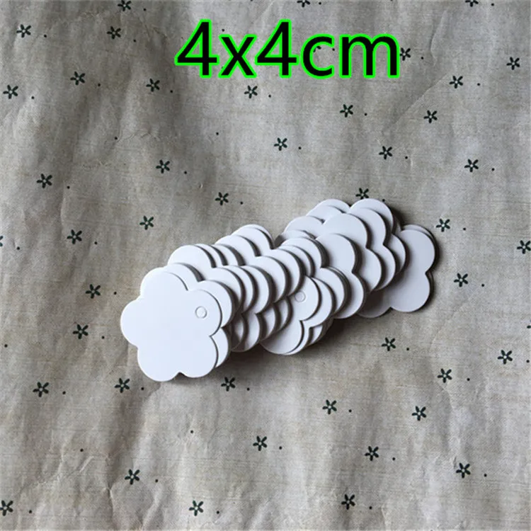 100pcs 350gsm DIY Blank Cardboard White Paper Handmade Party Birthday Wedding Christmas Tree Gifts Flowers Bread Labels Tags