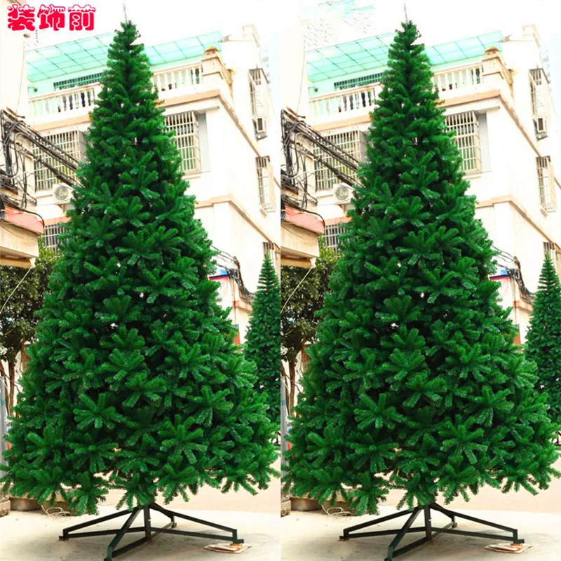 Flame Retardant Eco-friendly Encrypted Simulation Bare Christmas Tree 4/5/6M for mall general indoor holiday scene construction
