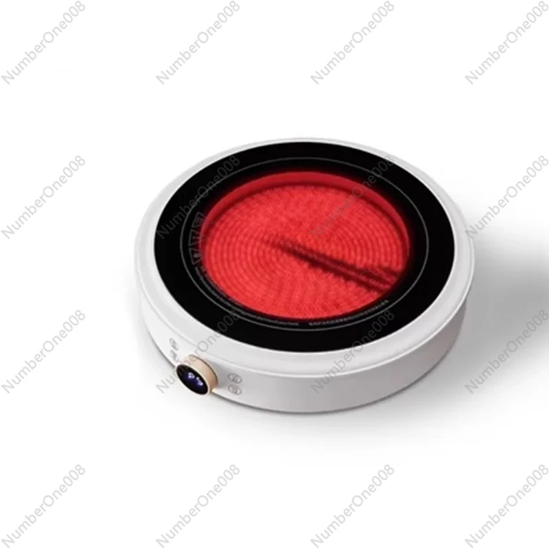 New Mini Electric Tea Stove, Round Ceramic Cooktop for High Power Heating, Small Household Appliance