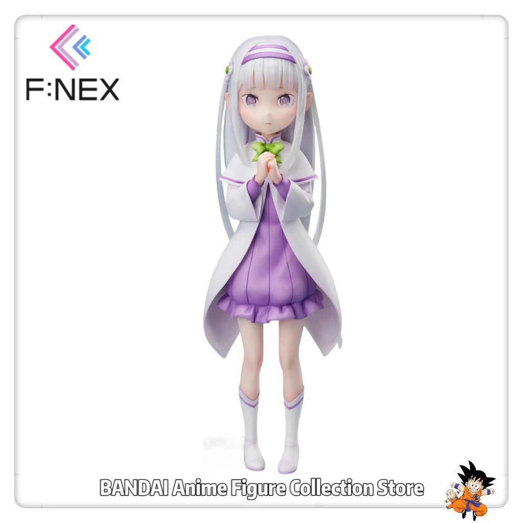 

In Stock Original F:NEX Emilia in Her Childhood Re:Zero Starting Life in Another World Emilia Collection Model