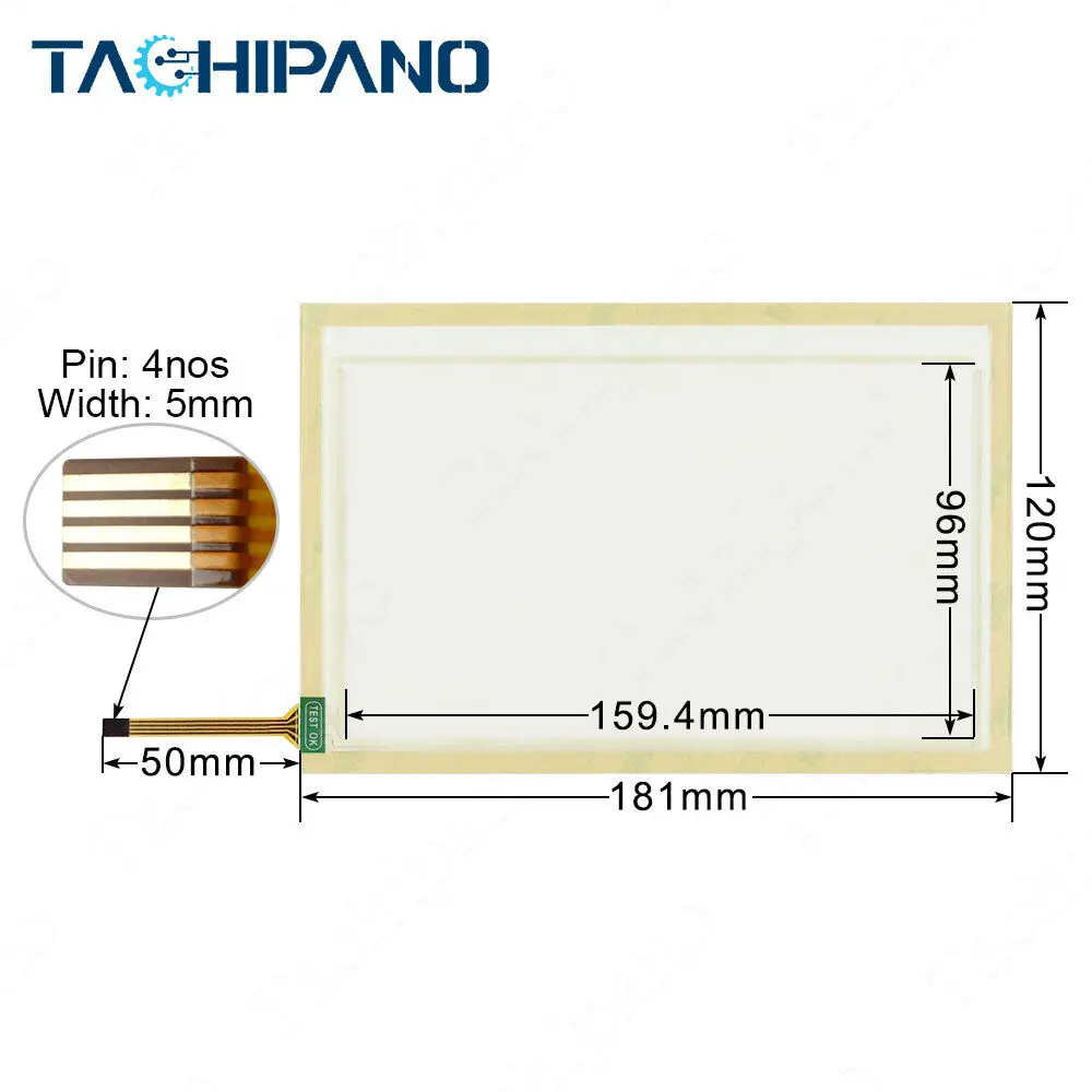 Touch screen for KEBA KETOP C70 touch panel glass