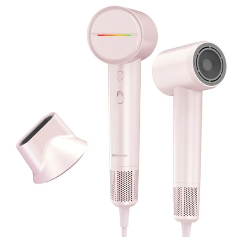 

High Speed Hair Dryer 110000 RPM with 1 Billion Plasma Ions, Ionic Blow Dryer Frizz Free Fast Drying with Magnetic Diffuser for