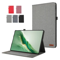 Case For Honor Magicpad 2 12.3 inch 2024 Case Soft Fabric Flip Stand Tablet Shell For Funda Honor Magic Pad 2 Case Coque 12.3