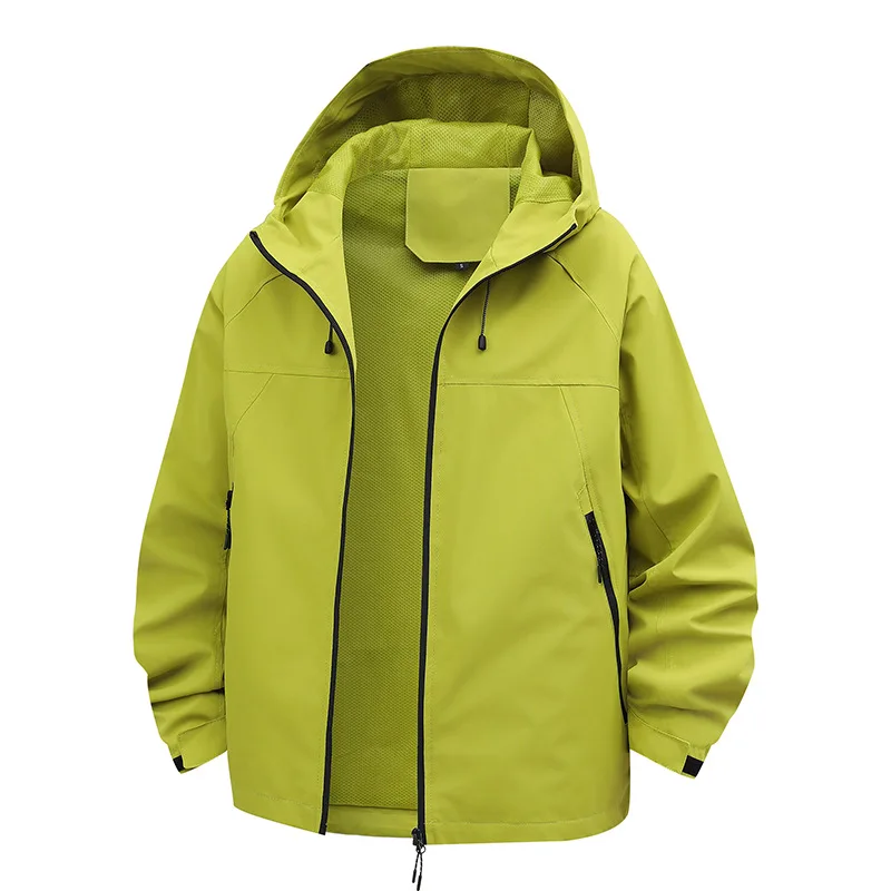 2025 Autumn Hooded Hiking Jackets Women Men Hot Sell Waterproof Windbreaker Outdoor Apparel Windproof Climbing Coat