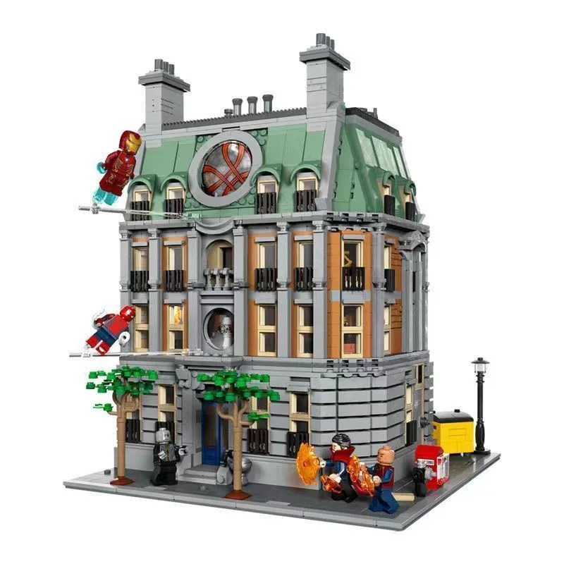 

2026 New Castle Street Scene Building Blocks Kidsren's Toys New Year's Birthday Gift