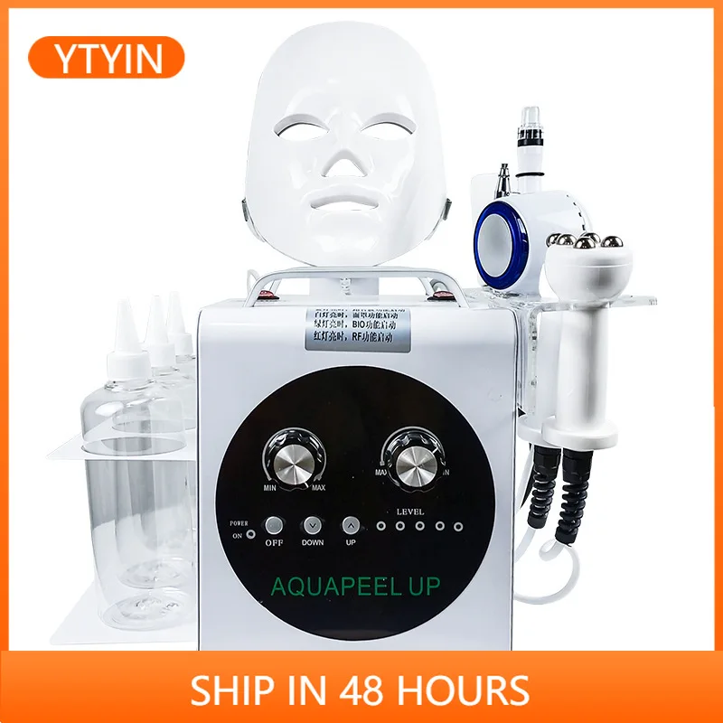 

YTYINUltra-Micro 9 In 1 Small Bubble Beauty Instrument Facial Pore Cleaning Blackhead Removal Hine Oxygen Jet EU/US Plug Salo