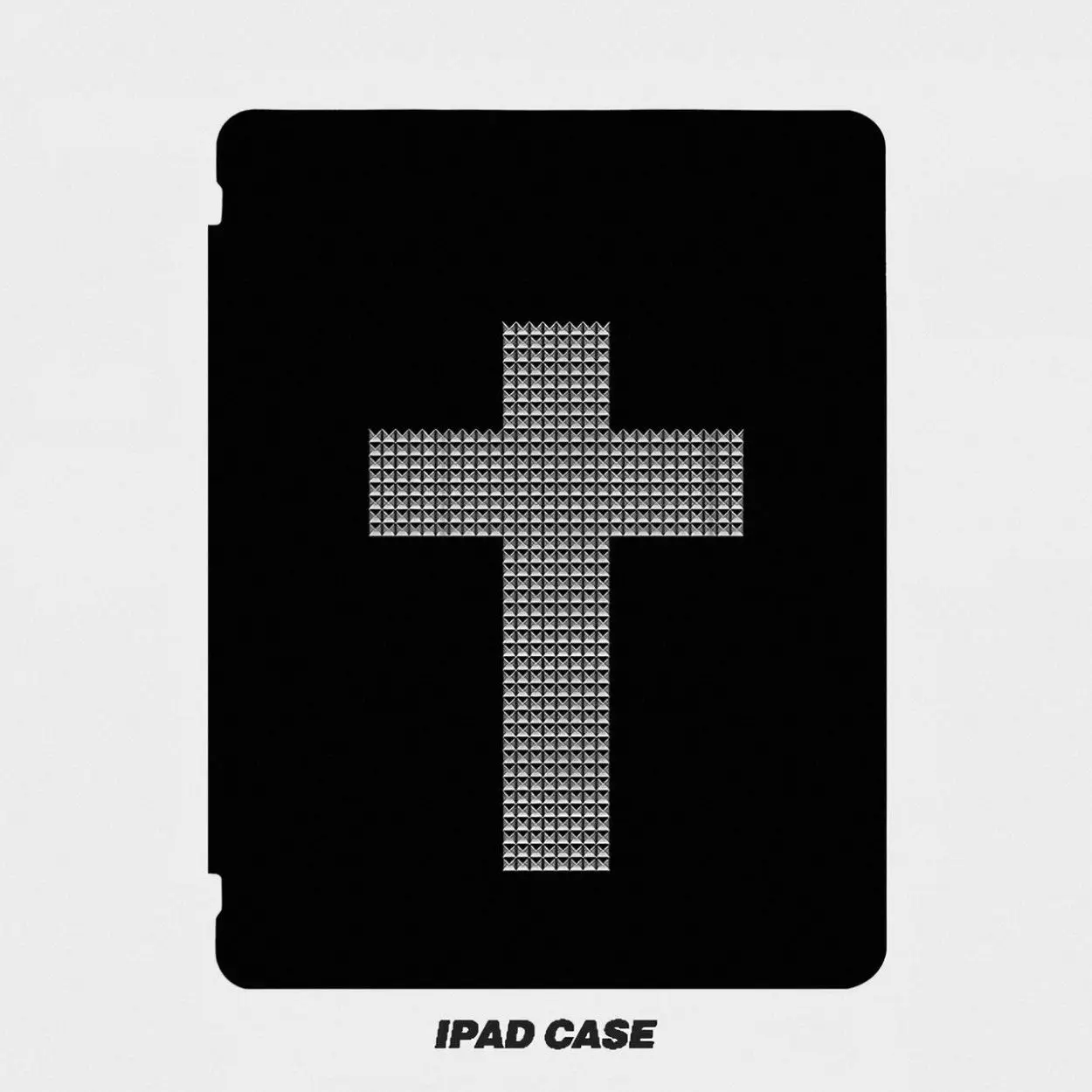 New Original Minimalism Cross Print Creative For IPad Case For IPad 10 9 8 7 Air 5 4 3 2 2025 Pro11 Mini Tri Fold Protect Cover