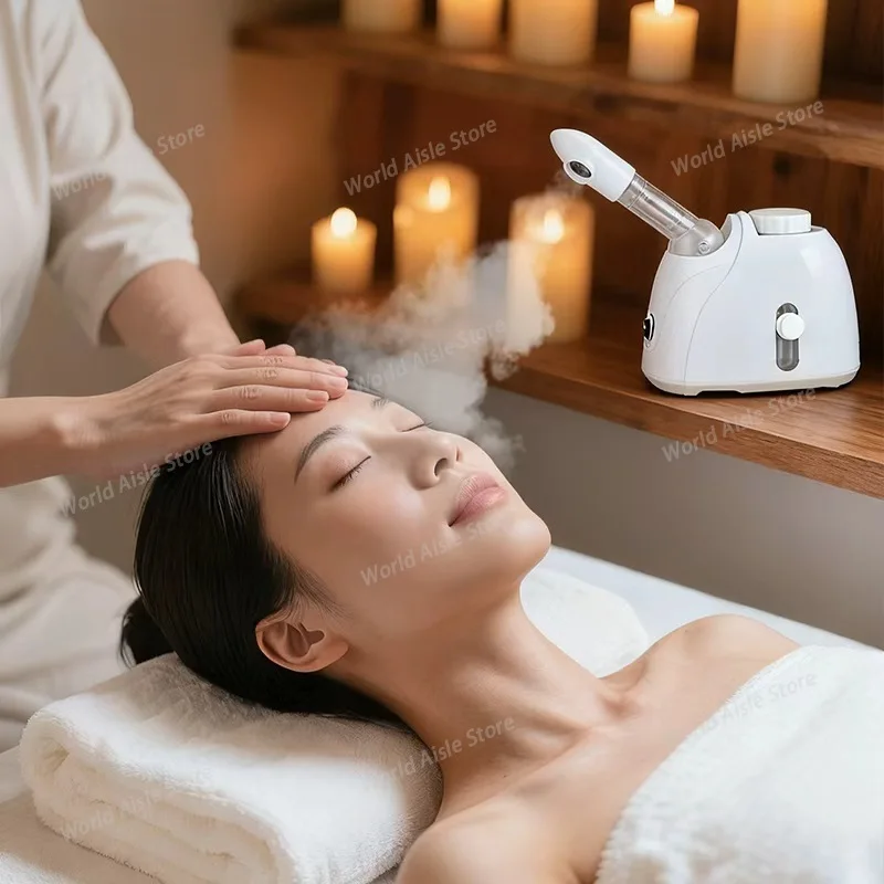 Face Steaming Device, Nano Spray Hydration Device, Facial Moisture Retention Hot Spray Machine, Small Fumigation Machine