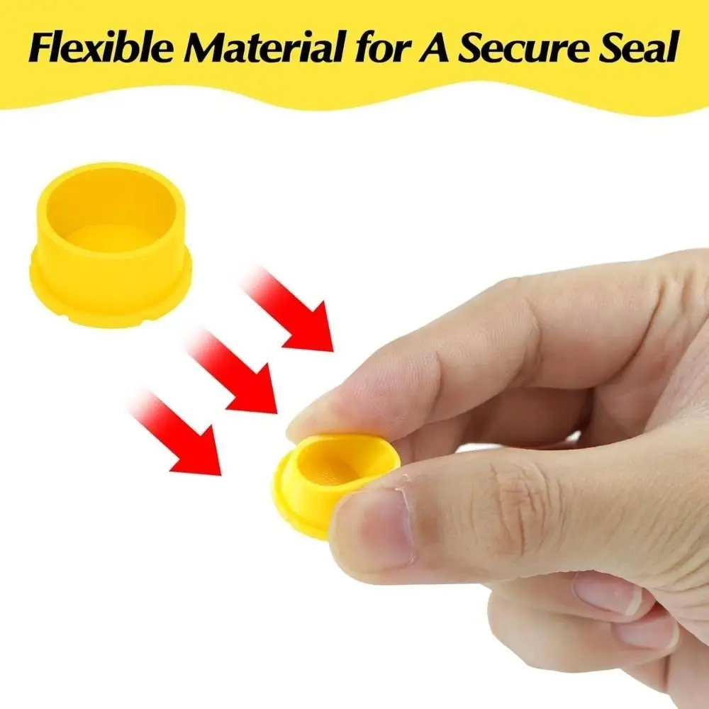 Multi-Purpose 3ml/5ml Glass Vial Caps Protective Reusable Vial Covers Leak-Proof Dust-Proof Silicone Caps Lab