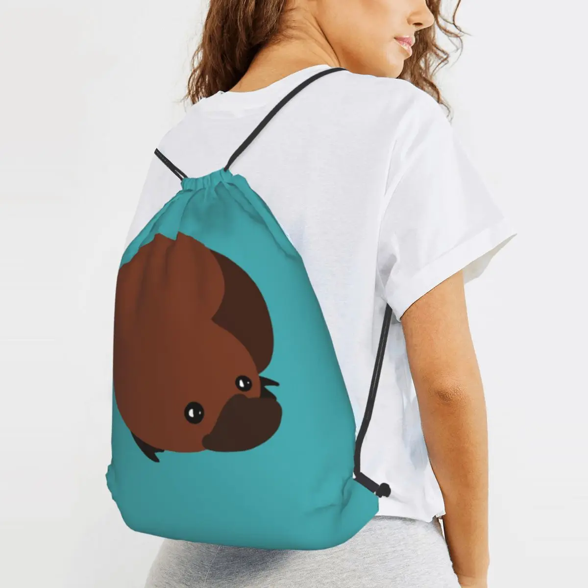 Mochilas Platy-Pal, bolsas con cordón de moda, bolsas para zapatos, bolsas para libros, para estudiantes que viajan