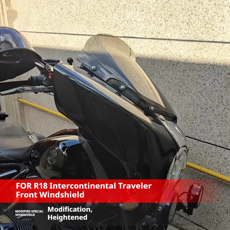 For BMW R18 Transcontinental Roctane Modified Blackout Racing Front Windscreen Parabrisas moto