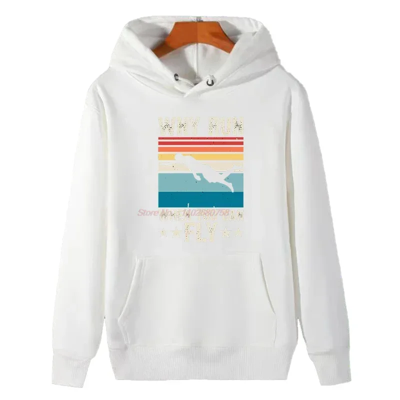 Swimmer Sport Vintage Swimming Graphic Hooded Sweatshirts Winter Hoodie Thick Sweater Fleece Hoodie Men's Winter Clothes