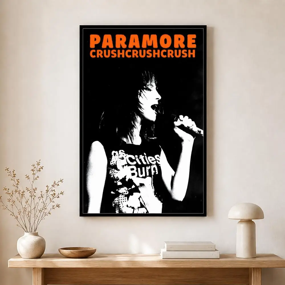 Band Paramore Poster, selbstklebender, wasserfester Kunstdruck, Aufkleber für Café, Bar, Zimmer, Wanddekoration – Detail 13