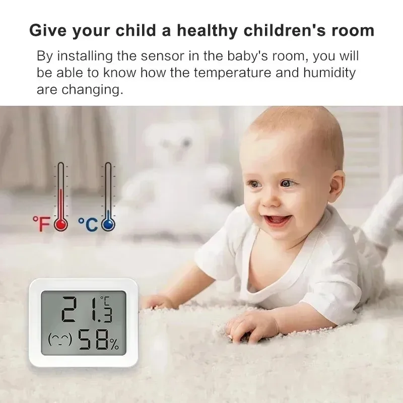 Zigbee3.0 Temperature and Humidity Sensors Real-Time Indoor Monitoring Temperature Compatible EWelink Google Alice Salute Yandex