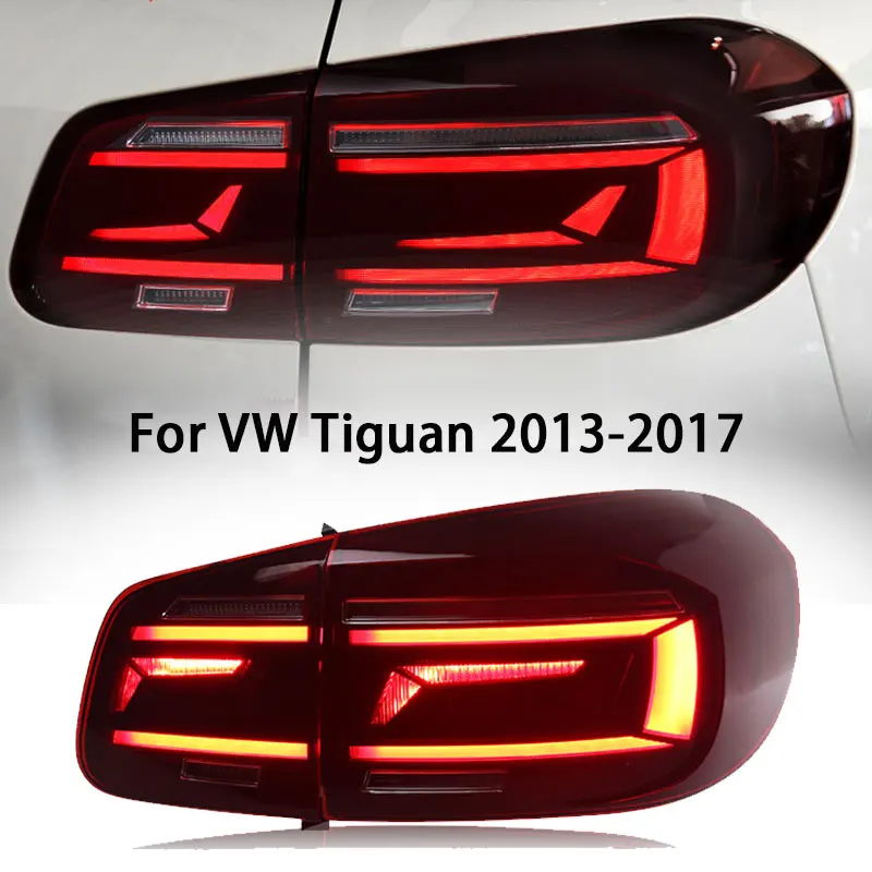 Taillights For VW Tiguan Tail Light 2013-2017 Tiguan L 17-21Tail Light LED DRL Running Signal Brake Reversing Parking Lighthouse