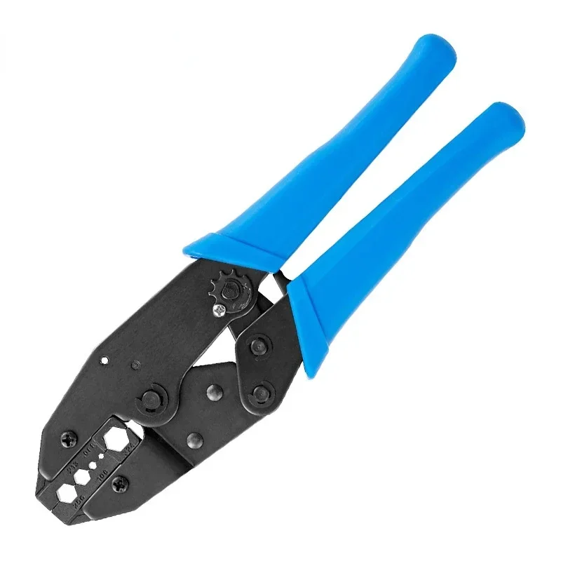 

Coaxial Cable Ratchet Terminal Crimping Pliers BNC Audio Cable 5-hole Hexagonal Cold Pressing Pliers Crimping Pliers