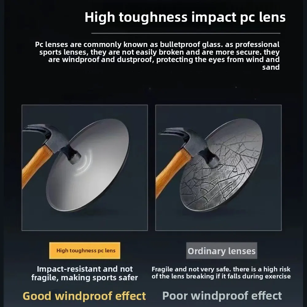 نظارات ركوب الدراجات على الطرق الجبلية الخارجية الجديدة لعام 2026، نظارات شمسية مقاومة للأشعة فوق البنفسجية متغيرة الألوان، مقاومة للصدمات، نظارات مقاومة للماء