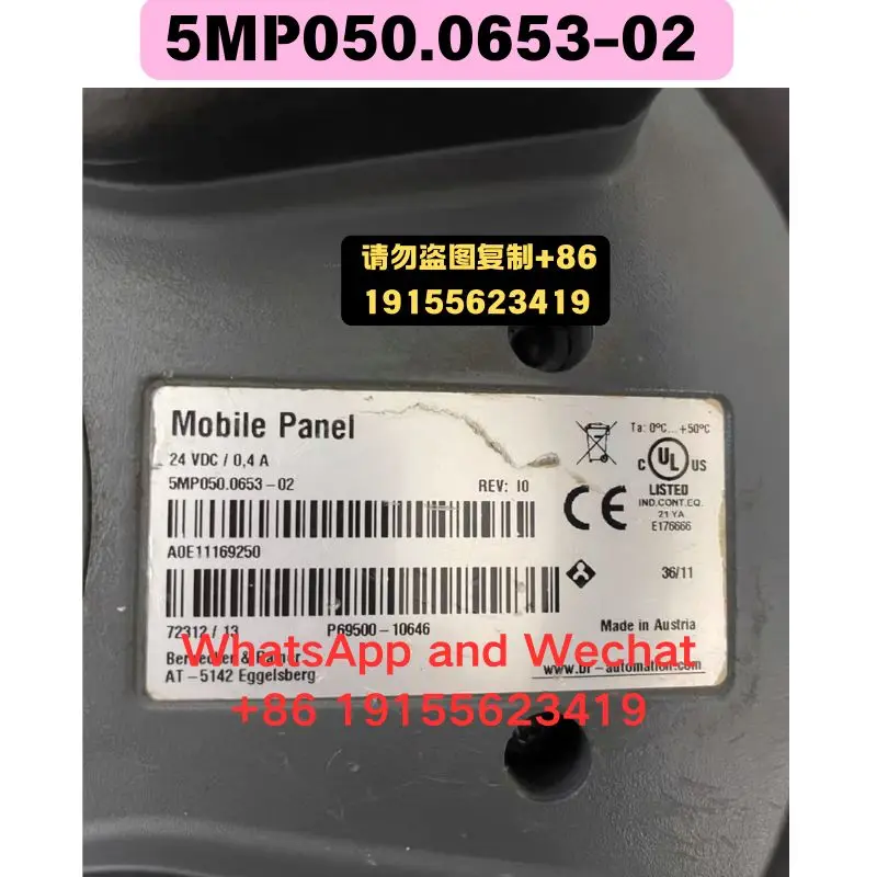 

Used OEM disassembled parts 5MP050.0653-02 Teach Pendant Functional test OK Quick delivery