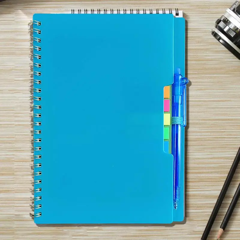 Erasable Notebook With Pen Eco-Friendly Waterproof Notebooks Smart Reusable Planner & Notepad Waterproof Mineral Stone Paper