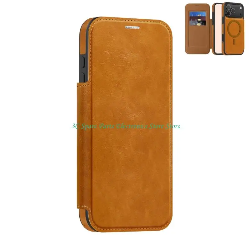 SZ Upgrades PU Leather Cover Case Protect Wallet Case Easy to Use for Phone 17