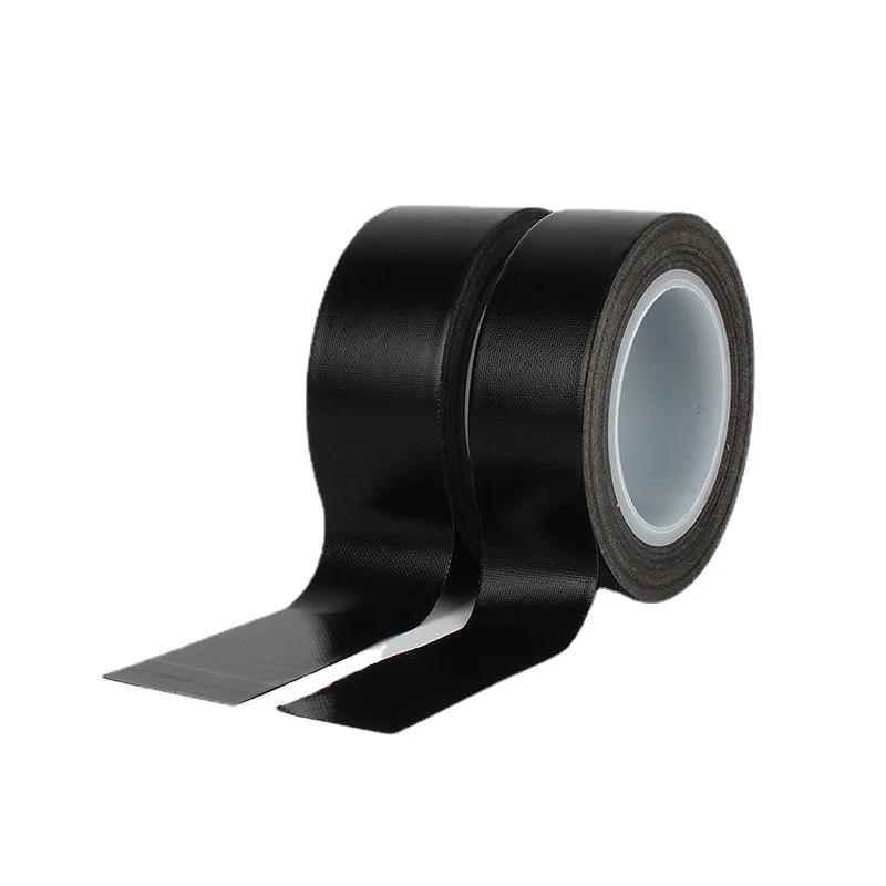 0.13-0.18-0.25mm Thickness Tefl PTFE Insulation Friction Resistant 299℃ High Temperature Black Special Tape Multi Width DM-365