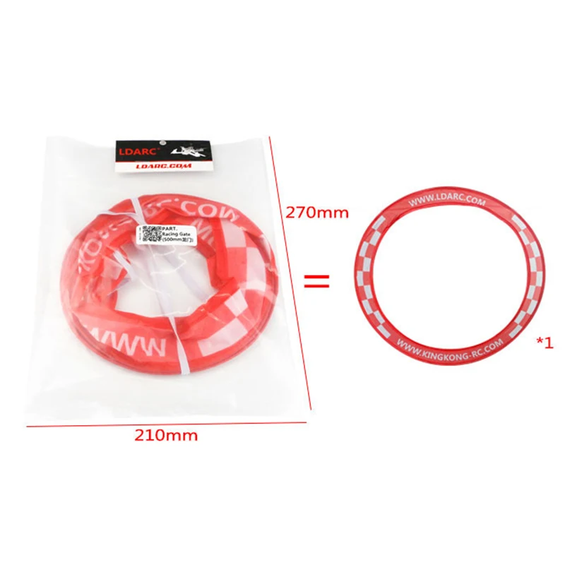 LDARC 250mm 765mm Foldable Landing Pad and 500mm Arc Air Gate for FPV Quadcopter Drones Practise Take off and Landing