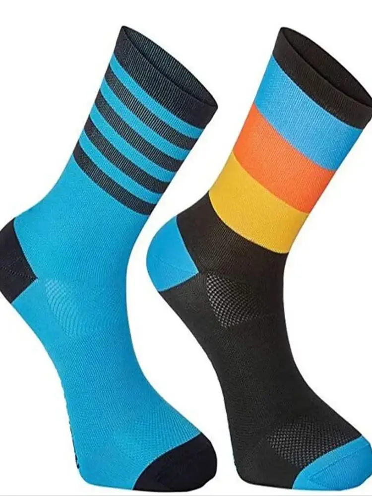 AliExpress NONE Bmambas New Cycling Socks High Elasticity Outdoor Sports Wearproof Bike Footwear For Road Bike socks