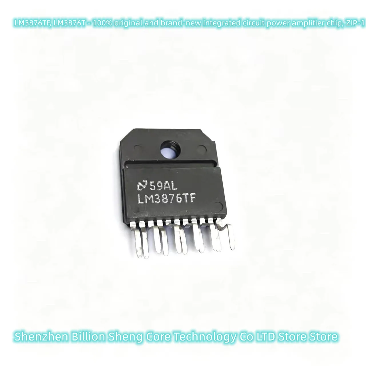 LM3876TF, LM3876T - 100% original and brand-new integrated circuit power amplifier chip, ZIP-11